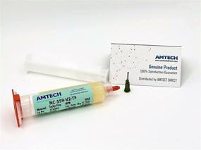 img 2 attached to 🔥 High-Quality AMTECH NC-559-V2-TF Solder Flux - Complete 30cc Dispensing Kit with Plunger and Tip