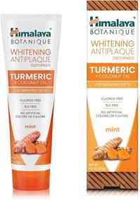 img 4 attached to 🦷 Enhance your Smile with Himalaya Whitening Antiplaque Toothpaste: Turmeric + Coconut Oil for Brighter Teeth, 4 oz