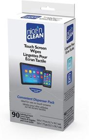 img 2 attached to 90 Total Wipes - Nice 'n Clean Touch Screen Wipes: Pre-Moistened Individually Wrapped, Non-Scratching & Non-Streaking; Safe for Smart Phones, Tablets, Laptops, Computer Screens; Ideal for Clean and Clear Screens