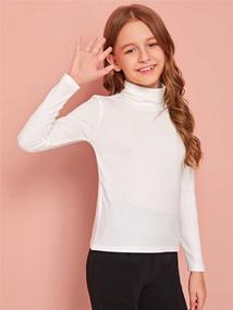 img 2 attached to 🐢 Floerns Turtle Sleeve Girls Clothing for ages 11-12 years