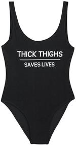 img 3 attached to 👙 Bestag Thick Thighs One-Piece Swimsuit: Enhancing Safety & Style in Swimwear