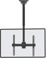 📺 height-adjustable promounts tv ceiling mount: 360° rotation, swivel & tilt | perfect for curved & flat screens 24-55" | max vesa 400x400 | black (uc-pro210) logo