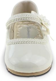 img 1 attached to Chiximaxu Toddler Girls Dressy Ballerina Girls' Shoes for Flats