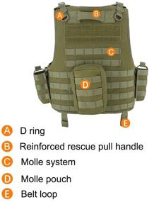 img 2 attached to Men's Outdoor Equipment: Snacam Tactical Vest for Airsoft & Paintball