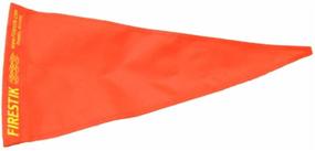 img 1 attached to 🔥 Enhance Visibility with Firestik Flag-O Replacement Flag for F9 Sticks in Orange Pennant Design