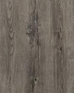 🌳 17.7x118 inches wood grain contact paper peel and stick wallpaper - brown & gray self-adhesive rustic vinyl wallpaper with real wood look - ideal for furniture, cabinets, walls logo