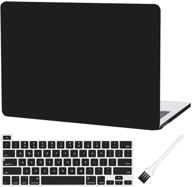 📦 protective 16 inch pro case: ultra slim black hard shell cover with keyboard cover and dust brush logo