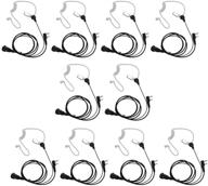 🎧 10-pack goodqbuy 2 pin ptt mic covert acoustic tube earpiece headset compatible with kenwood, quansheng, tyt, baofeng, retevis h-777, uv5r: walkie talkies essential accessory logo