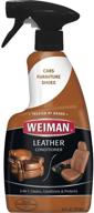 🧼 weiman leather cleaner and conditioner - 16oz - perfect for car interior, shoes, boots, briefcases, handbags, and jackets logo