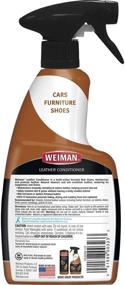 img 3 attached to 🧼 Weiman Leather Cleaner and Conditioner - 16oz - Perfect for Car Interior, Shoes, Boots, Briefcases, Handbags, and Jackets