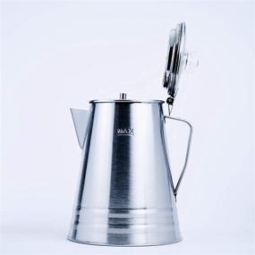 img 4 attached to Stainless Steel Percolator - Oregon Trail - 10 Cup Camping Coffee Pot