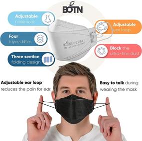 img 1 attached to 🔒 Enhanced Protection: BOTN 23Pack Adjustable 4-Layer Occupational Health & Safety Products