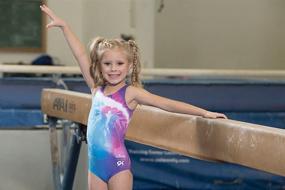 img 1 attached to Frozen Gymnastics Leotard: GK Disney Anna & Elsa for Girls - Perfect for Disney Fans!