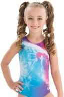 frozen gymnastics leotard: gk disney anna & elsa for girls - perfect for disney fans! логотип