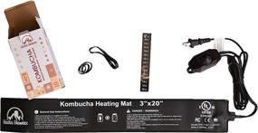 img 1 attached to 🔥 Kombucha Heat Mat - Adjustable Bucha Brewers Heating Wrap for Kombucha, Warmer and Fermenter Heater