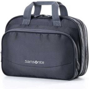 img 1 attached to 💼 Compact and Stylish: Samsonite Small Toiletry Kit in Classic Black
