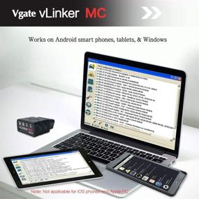 img 2 attached to 📱 Vgate vLinker MC OBD2 Diagnostic Scanner with Bluetooth for Android and Windows