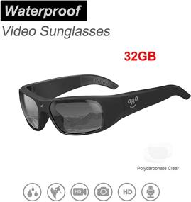 img 3 attached to 🕶️ Unisex Sport Sunglasses with 32GB Water Resistance Video Camera, 1080 HD Outdoor Sports Action, and Polarized UV400 Protection for Superior Visibility