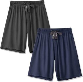 img 4 attached to Dreamlike Comfort: David Archy Bamboo Shorts for Men - Ultimate Sleep & Lounge Attire