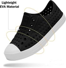 img 2 attached to Ultimate Comfort and Style with SAGUARO Breathable Outdoor Sandals Sneaker Boys' Shoes