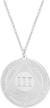 yearly medallion necklace recovery serenity logo