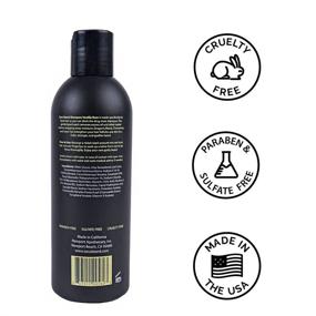 img 3 attached to 🧔 ZEUS 8oz Beard Shampoo: Cruelty Free, Natural Ingredients, USA Made, Soften & Soothe Beard, Vanilla Rum Scent