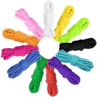 🌈 multi-function paracord 550 ropes - 10 feet, 12 color options - parachute cord for survival, outdoor activities, lanyards, keychains, carabiners, dog collars, camping, and climbing (pink series) логотип