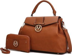 img 4 attached to MKF Crossbody Satchel Wristlet Wallet Women's Handbags & Wallets