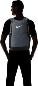 img 1 attached to Functional Style: Nike Brasilia Medium Black Backpack - Perfect for Casual Daypacks