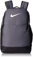 functional style: nike brasilia medium black backpack - perfect for casual daypacks logo