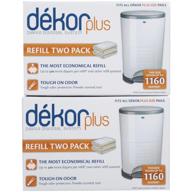 👶 diaper dekor plus refill - 2 count - pack of 2 logo