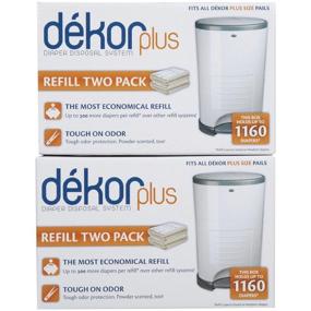 img 1 attached to 👶 Diaper Dekor Plus Refill - 2 Count - Pack of 2