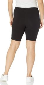 img 2 attached to 🚲 Just My Size Women's Plus-Size Stretch Jersey Bike Short: Perfect Fit for Curvy Ladies