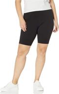 🚲 just my size women's plus-size stretch jersey bike short: perfect fit for curvy ladies logo