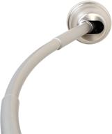 🚿 zenna home e40s2albn neverrust rustproof curved stall shower rod, brushed nickel, dual mount, 32-40 inches logo