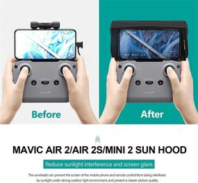 img 2 attached to TOMAT Mavic Mini 2 Sun Hood: Ultimate Sunshade for DJI Air 2S/Mavic Air 2/Mini 2 Controller - Enhance Your Drone Experience!