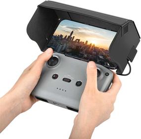 img 4 attached to TOMAT Mavic Mini 2 Sun Hood: Ultimate Sunshade for DJI Air 2S/Mavic Air 2/Mini 2 Controller - Enhance Your Drone Experience!