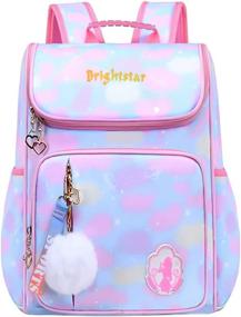 img 4 attached to Qiuhome School Backpack Girls 14Inch Backpacks for Kids' Backpacks