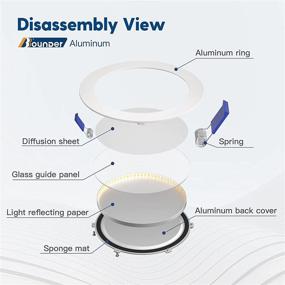 img 3 attached to 🔦 Daylight Downlight: Ultra Thin Recessed Industrial Electrical Lighting Components