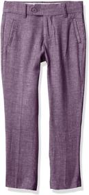 img 3 attached to Isaac Mizrahi Chambray Linen Pants Boys' Clothing for Pants
