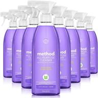 method french lavender all-purpose cleaner spray - plant-based, biodegradable formula for counters, tiles, stone, and more - 828 ml (8 pack) logo