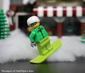 img 1 attached to 🏂 LEGO City Snowboarder Minifigure: Conquer the Snowy Slopes!