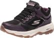 skechers womens altitude element hiking purple women's shoes logo