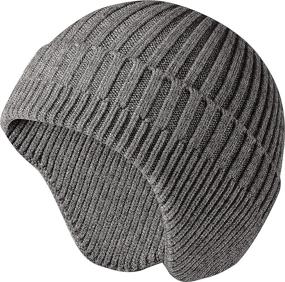 img 1 attached to HGBOO Beanie Winter Covers Daily Headwear Outdoor Recreation for Outdoor Clothing