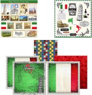 explore italy's beautiful landmarks with scrapbook customs 17511 themed paper and stickers kit logo