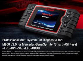 img 3 attached to 🚗 iCarsoft Auto M900 V2.0 Mercedes-Benz Diagnostic Scan Tool: Advanced Sprinter Scanner and Smart Code Reader for Airbag Scan, Oil Reset, and More