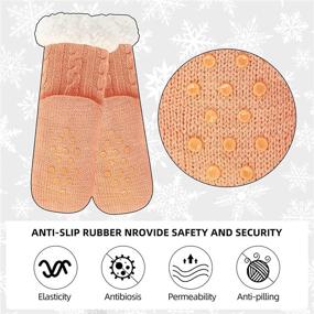 img 3 attached to Slipper Thicken Thermal Non Skid Children