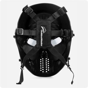 img 3 attached to 🤖 Enhanced Eye Protection Full-Face Airsoft Mask by OutdoorMaster with Durable Metal Mesh