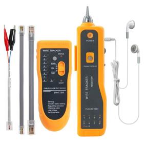 img 4 attached to 🔎 BOOGIIO Wire Tracker RJ11 RJ45 Line Finder Handheld Cable Tester: Network Maintenance, Telephone Line Test & Continuity Checking Measuring Instrument