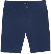 nautica little solid front short boys' clothing: stylish comfort for active boys logo